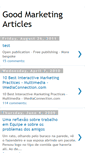 Mobile Screenshot of goodmarketingarticles.blogspot.com
