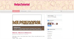 Desktop Screenshot of helpstutorial.blogspot.com