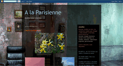 Desktop Screenshot of alaparisienne.blogspot.com