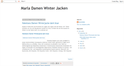 Desktop Screenshot of marlawinter.blogspot.com