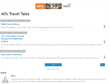 Tablet Screenshot of alistraveltales.blogspot.com