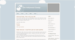 Desktop Screenshot of gosiphollywood.blogspot.com