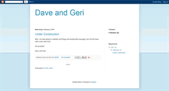 Desktop Screenshot of daveandgeri.blogspot.com