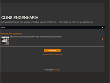 Tablet Screenshot of clinsengenharia.blogspot.com