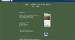Desktop Screenshot of mineowndeformity.blogspot.com
