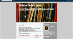 Desktop Screenshot of meudiariodeleituras.blogspot.com