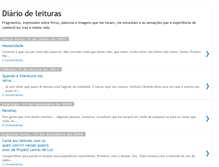 Tablet Screenshot of meudiariodeleituras.blogspot.com