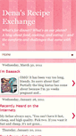 Mobile Screenshot of denasrecipeexchange.blogspot.com