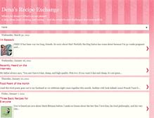 Tablet Screenshot of denasrecipeexchange.blogspot.com