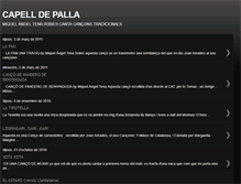 Tablet Screenshot of capell-de-palla.blogspot.com