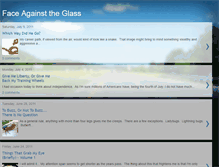 Tablet Screenshot of faceagainsttheglass.blogspot.com