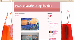 Desktop Screenshot of modadevaneioseapetrechos.blogspot.com