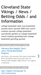 Mobile Screenshot of clevelandstatebetodds.blogspot.com