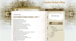 Desktop Screenshot of candiceruibal.blogspot.com