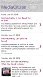 Mobile Screenshot of mediacitizen.blogspot.com