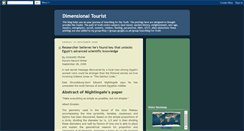 Desktop Screenshot of dimensional-tourist.blogspot.com