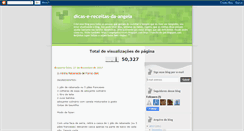 Desktop Screenshot of dicas-e-receitas-da-angela.blogspot.com