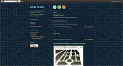 Desktop Screenshot of nickybeach.blogspot.com