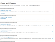 Tablet Screenshot of enterandelevate.blogspot.com