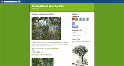 Desktop Screenshot of internationaltreesociety.blogspot.com