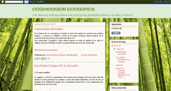 Desktop Screenshot of cosmovisionecosofica.blogspot.com