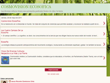 Tablet Screenshot of cosmovisionecosofica.blogspot.com