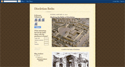 Desktop Screenshot of bathsofdiocletian.blogspot.com