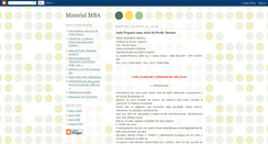 Desktop Screenshot of materialmba.blogspot.com