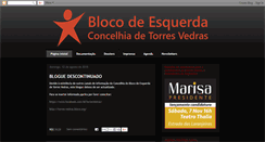 Desktop Screenshot of blocodeesquerdatorresvedras.blogspot.com