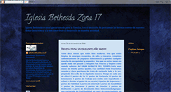 Desktop Screenshot of iglesiabethesdazona17.blogspot.com