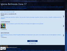 Tablet Screenshot of iglesiabethesdazona17.blogspot.com