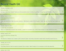 Tablet Screenshot of beyondhealthqld.blogspot.com