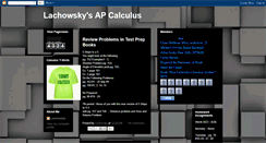 Desktop Screenshot of lachowskyapcal.blogspot.com