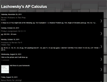 Tablet Screenshot of lachowskyapcal.blogspot.com