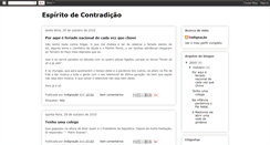 Desktop Screenshot of espiritodecontradicao.blogspot.com