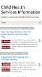 Mobile Screenshot of childhealthservices.blogspot.com