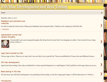 Tablet Screenshot of iosdevelopmentandbetatesting.blogspot.com
