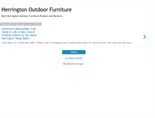 Tablet Screenshot of herrington-outdoor-furniture.blogspot.com