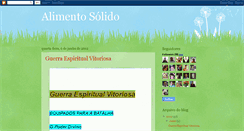 Desktop Screenshot of alimentosolido.blogspot.com