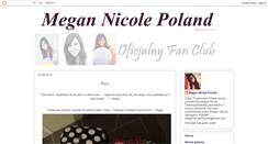 Desktop Screenshot of megannicolepoland.blogspot.com