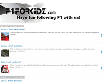 Tablet Screenshot of f1forkidz.blogspot.com