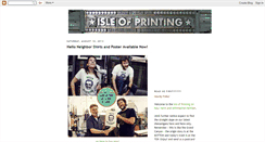 Desktop Screenshot of isleofprinting.blogspot.com