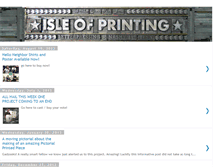 Tablet Screenshot of isleofprinting.blogspot.com