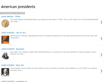 Tablet Screenshot of americanpresidents-en.blogspot.com