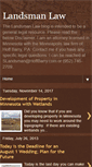 Mobile Screenshot of landsmanlaw.blogspot.com