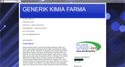 Desktop Screenshot of generikkimiafarma.blogspot.com