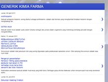 Tablet Screenshot of generikkimiafarma.blogspot.com