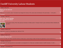 Tablet Screenshot of cardifflabourstudents.blogspot.com