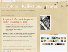 Tablet Screenshot of catholicreflectionandprayers.blogspot.com