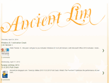 Tablet Screenshot of ancientlim.blogspot.com